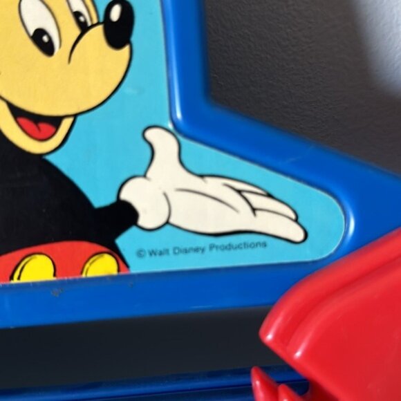 Vintage Set of Walt Disney Kids Plastic Hangers Mickey, Minnie, Donald - Picture 2 of 12